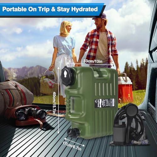 Portable Camping Shower with 5 Gallon Water Jug