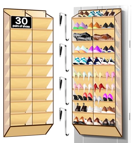 10 Tier Over the Door Shoe Organizer (20 Count)
