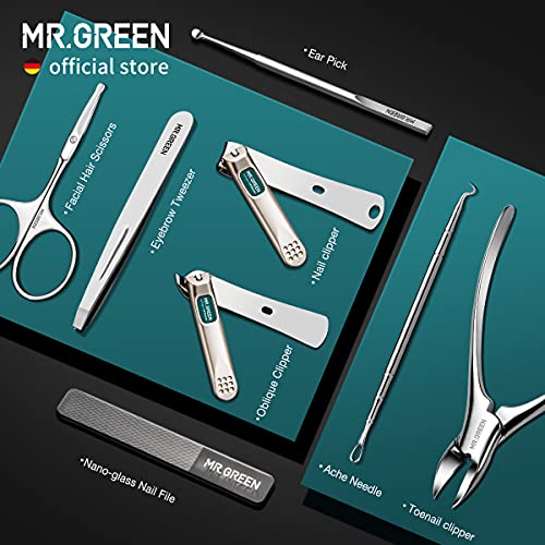 Manicure Sets Pedicure Kits Stainless Steel Nail Clipper Personal Care Tools with PU Leather Case