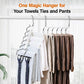 Upgraded Collapsible Pants Hangers Space Saving (4 Count)