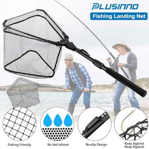 Fishing Net Fish Floating Landing Net with Handle