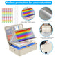 Fireproof File Organizer Bag with 13 Pockets Accordion File Folder