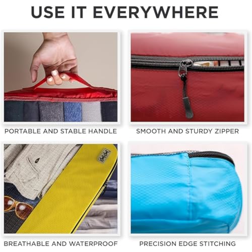 Small Packing Cubes for Travel (5 Count)