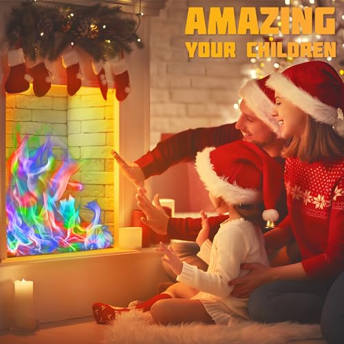 25 Pack) Magic Campfire Fire Color Changing Packets for Fire Pit, Indoor/Outdoor Fireplace, Bonfire - Rainbow Magical Flame, Camping Accessory, Compatible with Wood