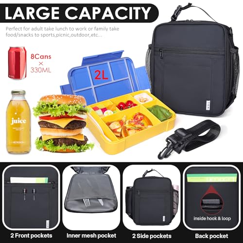 NOL Nylon Waterproof Kids Lunch Bag