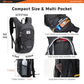 15L Foldable Hiking Backpack Lightweight Packable Travel Daypack with Chest Strap Small Outdoor Folding Back Pack Collapsible Bag for Women Men