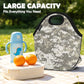 Neoprene Lunch Tote Insulated Thermal Reusable Lunch Bag Box for Boys Men with Zipper