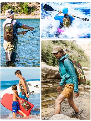 Waterproof Dry Bag Backpack with Emergency Whistle