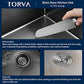 17 Inch Gloss Black Ceramic Coating with NanoTek Undermount Kitchen Sink
