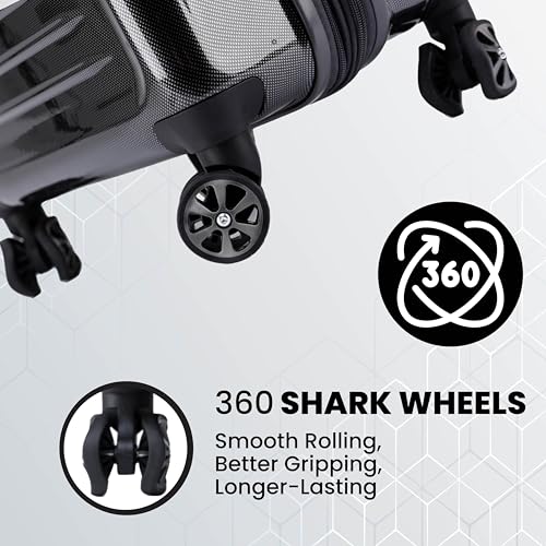 Rails Expandable Hardside Upright Suitcase with 360° Spinner Wheels
