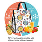 Lunch Bags for Women Insulated Reusable Lunch Tote with Internal Pocket