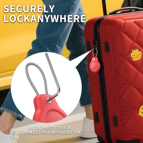 for AirTag Holder Case with Keychain 1st (4 Count)