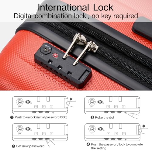 Expandable Hard Shell Luggage Sets (3 Count)