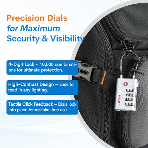 Open Alert TSA Approved Luggage Locks (2 Count)