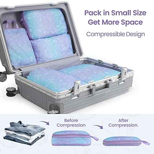 Compression Packing Cubes for Travel (5 Count)