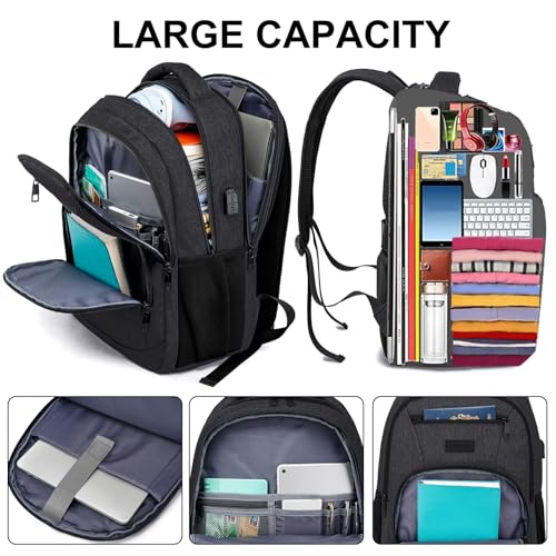 Black Backpack for School