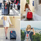 2 Pack Initial Luggage Tags for Suitcases Airplane Travel Essentials (2 Count)
