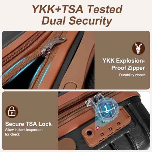 Hardside Expandable 3PCS Luggage Set with Spinner Wheels (3 Count)