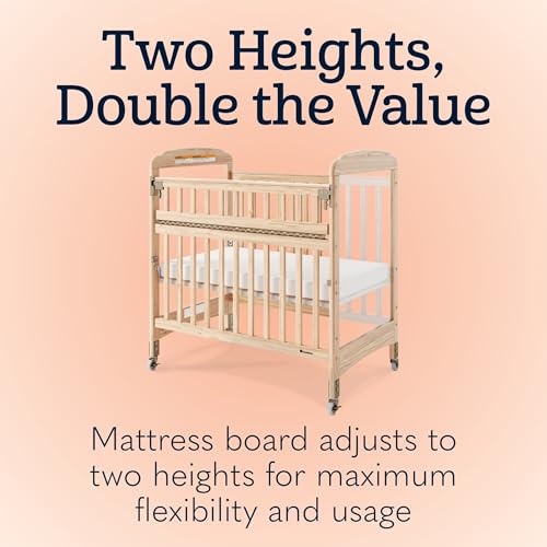Serenity SafeReach Slatted Crib with Adjustable Mattress Board
