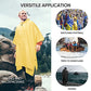 Hooded Rain Poncho for Adults