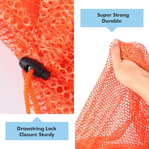 3Pcs Mesh Laundry Bags Washing Machine Mesh Wash Bags Jumbo for Delicates Clothes (3 Count)