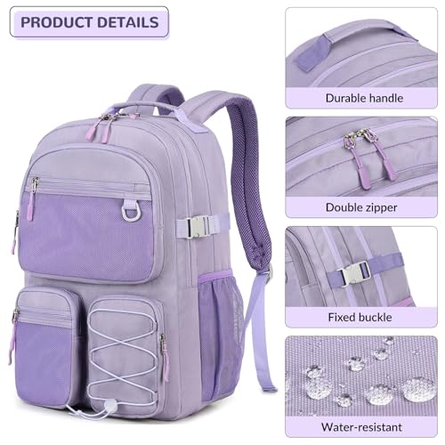 Water Resistant Backpack with Mulitiple Pockets for Travel Outdoor College