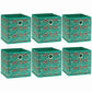 10 Inch Foldable Cube Storage Bins with Handles (6 Count)