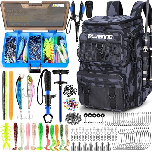 Fishing Backpack with Tackle Boxes
