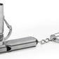 Whistle for Coaches Teachers, Emergency Survival Stainless Steel Whistles 2 Pack with Keychain for Referee Train Hiking Sports Boating Kayak Life Vest Jacket Lifeguard Outdoor Security