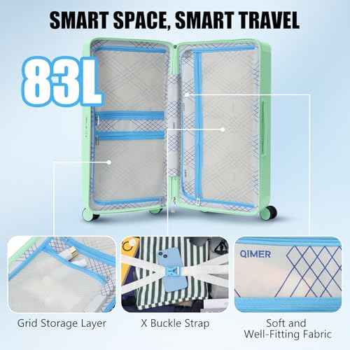 Large capacity Luggage Sets 2 Piece (2 Count)