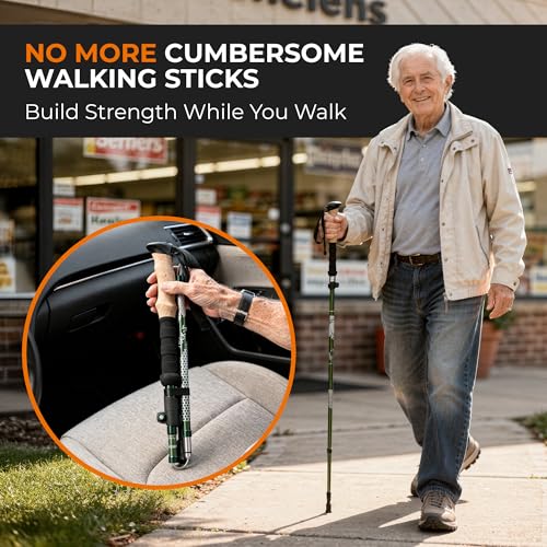 Trek Z Collapsible Hiking & Trekking Poles (2 Count)