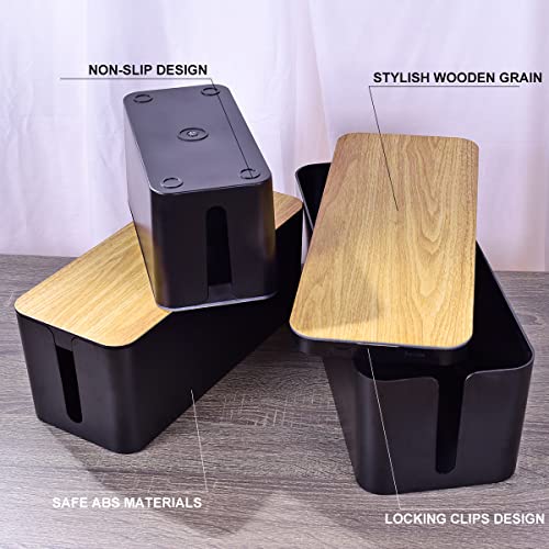 3 Pack Cable Management Box (3 Count)