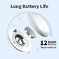 Smart Tag Tracker Works with Apple Find My, IP65 Waterproof and Replaceable Battery, Bluetooth Tracker Item Locator for Key Pet Wallet Backpack Luggage, 2 Pack, White (Not for Android or Huawei)