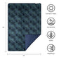 Large Waterproof Outdoor Blanket Thick Fleece 80" x 58"