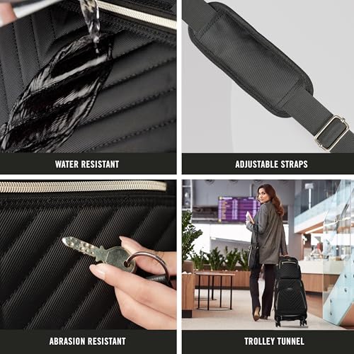 Chelsea Quilted Chevron 15" Laptop & Tablet Business Tote with Removable Shoulder Strap