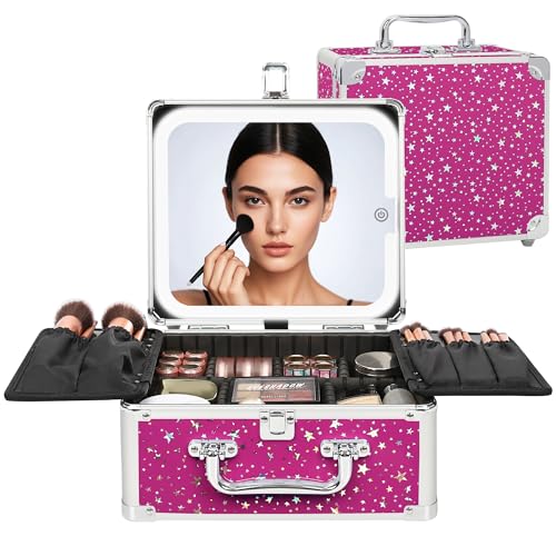 Makeup Bag with LED Mirror