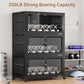 600Qt Extra Large Stackable Storage Bins with Lids (3 Count)