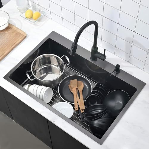 33 Inch Black Kitchen Sink