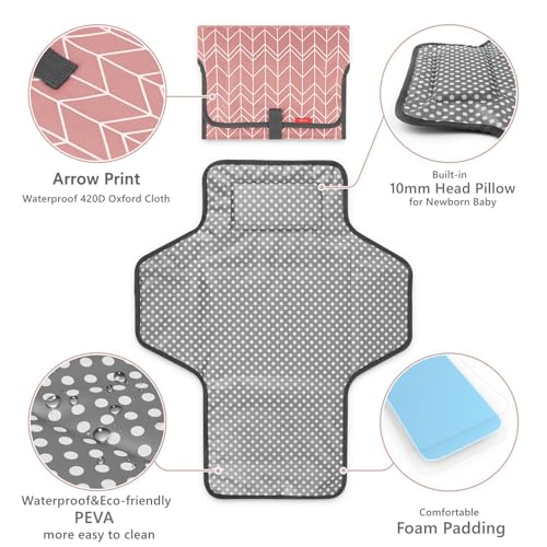 Waterproof Portable Diaper Changing Pad