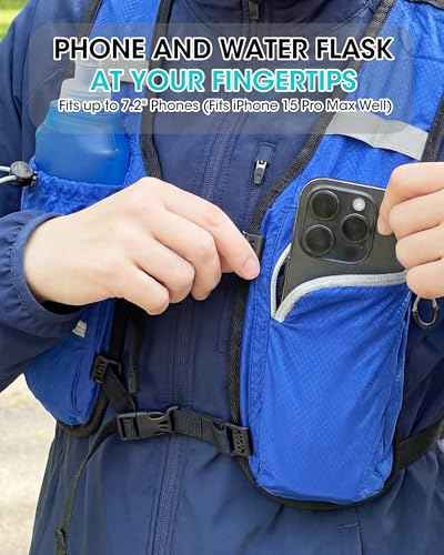 Foldable Small Hiking Backpack with 3 Strap Pockets