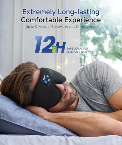 Sleep Headphones 3D Sleep Mask with Bluetooth