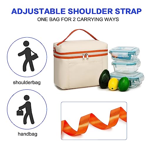 NOL 8L Insulated Lunch Bag for Women