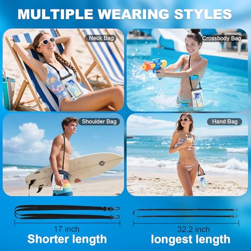 2 Pack Large Waterproof Phone Pouch (2 Count)