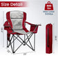 Oversized Camping Chair 500lbs Capacity for Big and Tall