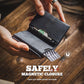 Trifold Card Wallet for Men RFID Blocking with Pop Up Credit Card Holder