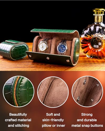 2 Watch Travel Case