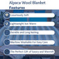 Alpaca Wool Throw Blanket