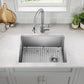 Stainless Steel 25 in 18 Gauge Undermount Sink KHU641