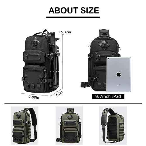 Tactical Backpack Chest Sling Bags for Men