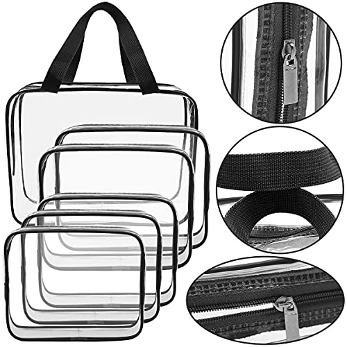 6 Packs Clear Makeup Bags